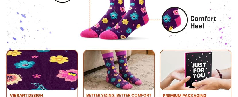 Funny Gifts For Anniversary - Novelty Socks For Husband, Grandpa, Grandma, Sister, Couple - Stocking Stuffers B0H374P13T