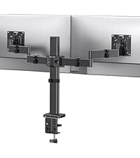 ErGear Single Monitor Arm, Fully Adjustable Monitor Mount for 13–34 Inch Screens, Fast Install Computer Monitor Stand with Tool-Free VESA Mount, Cable Management, Holds 19.8 lbs, Max VESA 100x100mm