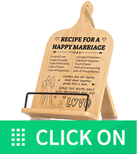 Retirement Gift for Woman, Cookbook Stand, Women Gift Ideas Cookbook Holder, Relaxation Gifts for Women, Recipe Book Stand, Cook Book Stand for Kitchen Counter, Thoughtful Gifts