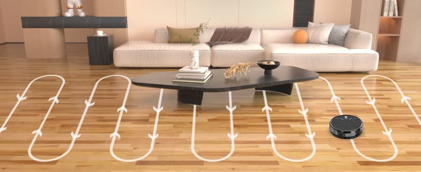 Robot Vacuum and Mop Combo, Robot Vacuum Cleaner, 6 Cleaning Modes, Large Capacity Water Tank Dustbin, Self-Charging, WiFi/App/Alexa, Ideal for Hard Floor, Carpet, Pet Hair