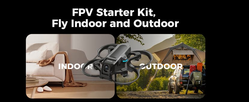 BETAFPV Aquila16 FPV Kit with LiteRadio 2 SE Transmitter for Simulator, VR03 Goggles with DVR Recording Function, 3 Flight Modes, Supported 1S RTF Kit for FPV Beginner to Fly Indoor & Outdoor ELRS V3