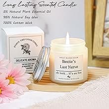 Best Friend Bestie Birthday Gifts for Women, Friendship Gifts for Best Friend Woman, Christmas Mothers Day Valentines Bestie Ideas Presents Basket Set of 6