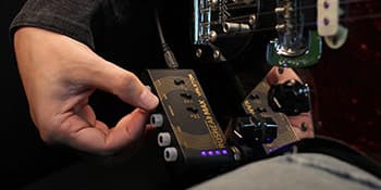 VALETON Guitar Headphone Amplifier Multi Effects Pocket Rechargeable Mini Practice Amplifier Rushead Max (Include 2 Additional Guitar Picks)