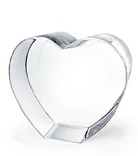 ArtPix 3D Crystal Photo, Personalized Gifts for Women, Wife, Men, Mom, Father, Her, Him, Dad, Grandpa, Great Customized Gift with Your Own Photo, Custom Glass 3D Laser Etched Picture Wedding - Heart