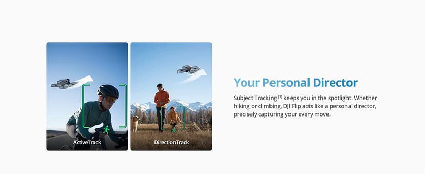 DJI Flip (RC-N3), Drone With 4K UHD Camera for Adults, Under 249 g, 3-Axis Gimbal Stabilization, 44000ft/13km Video Transmission, Palm Takeoff, Auto Return, 31-Min Flight Time, Intelligent Flight