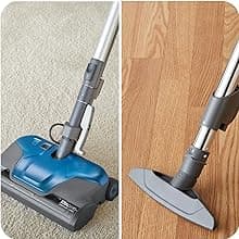 Kenmore BC3005 Pet Friendly Lightweight Bagged Canister Vacuum Cleaner with Extended Telescoping Wand, HEPA, 2 Motors, Retractable Cord, and 4 Cleaning Tools, Blue