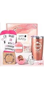 40th Birthday Gifts Women, Gifts for 40th Birthday Woman, 40 Fabulous Gifts, 40 40th Birthday Gifts Ideas, 40 Years Old Gift Baskets, Unique 40th Birthday Gifts for Her Mom Sister Friend Wife Coworker