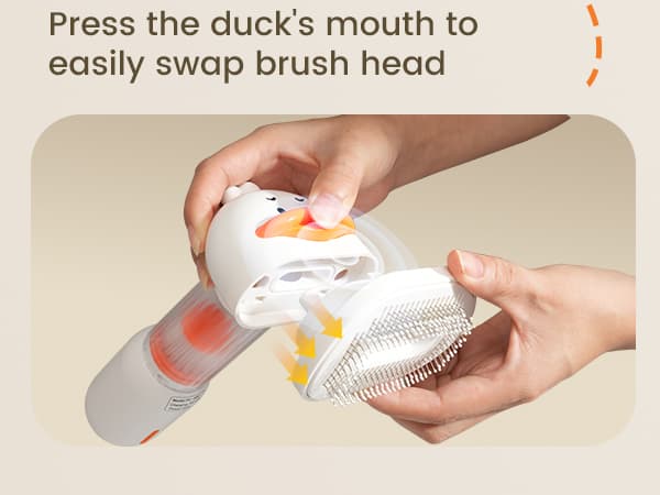 kurtmark Vacuum Dog Brush for Shedding, 4-in-1 Self Cleaning Slicker Brush for Dogs& Undercoat Rake for Dogs, Deshedding Grooming Tool, Anti-Static, Massage, Cleaning, Shedding & Combing All In One!