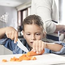 14PC Montessori Toy Safe Kitchen Knife Set for Toddler, Kids Knife Set for Real Cooking with Cutting Board, Gift for 3-12 Year Old Girl Boy Bithday Chistmas, Little Chef Cooking Tool for Kid Age 3-12