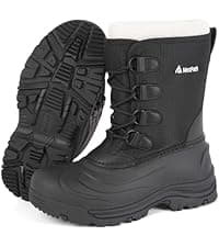 Nextpath Men's Snow Boots Winter Boots For Men Waterproof Insulated Winter Work Boots For Men 8 Inch Snow Hiking Boots