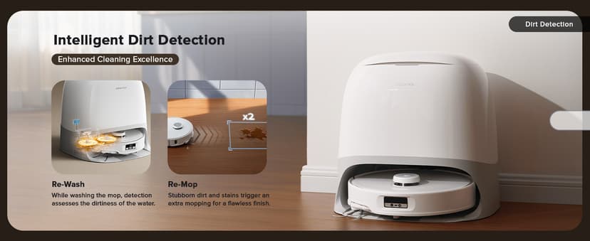 roborock Qrevo Curv Robot Vacuum and Mop, Zero-Tangling, AdaptiLift Chassis, FlexiArm Technology, Al Obstacle Recognition, 17mm Mop Lift, 18,500Pa Suction, Hot Water Mop Washing & Dock Self Cleaning