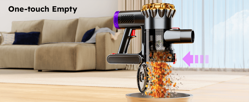 Cordless Vacuum Cleaner,Upgraded 550W 45KPA 60Mins Vacuum Cleaners for Home,Self-Standing Stick Vacuum with LED Display,8 in 1 Lightweight Anti-tangle Wireless Vacuum for Pet Hair Carpet Hard Floors