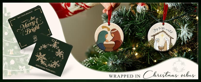 Neighbor Christmas Ornament 2025 - Thoughtful for Neighbors, Meaningful Keepsake Tree Decoration, Thank You Xmas Ornament, Unique Neighbor Gift Idea for Home Décor