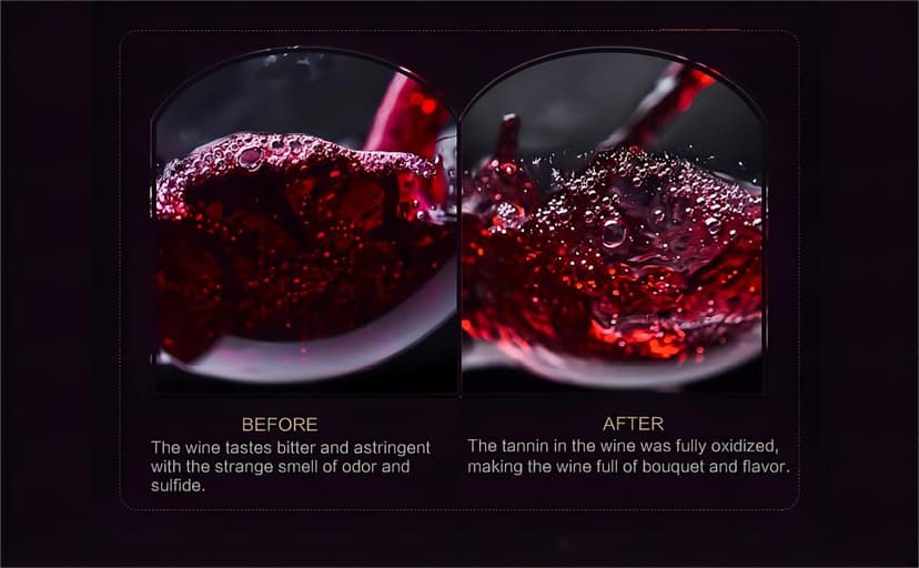 Electric Wine Aerator, Wine Decanter Pump Dispenser Gifts Set,Automatic Wine Aerator Pourer Spout. Wine Dispenser Pump Wine Accessories, Wine Gifts for Women Wine Lovers Black…