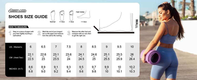 ALEADER Women's Energycloud Lightweight Slip On Walking Running Shoes