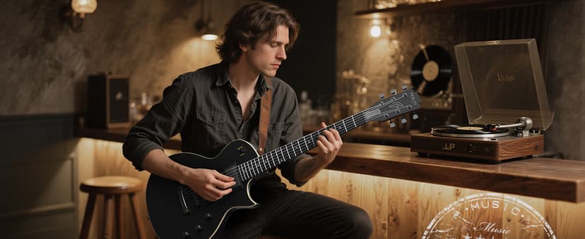 Fesley 39" LP Electric Guitar Kit: Full Size Solid Body Electric Guitars for Beginners with Humbucker Pickups, Poplar Body, Mahogany Neck,22 Frets,6 String Guitar with Gig Bag,Cable,FLP350,Matte,Black