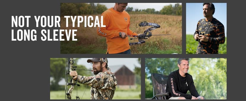 Legendary Whitetails Men's Long Sleeve T-Shirt Graphic Tee Preshrunk 100% Heavyweight Cotton