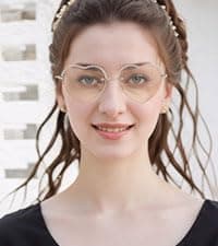 ANDWOOD Blue Light Blocking Glasses Women Men Computer Small Face Clear Bluelight Blocker Eyeglasses Frame