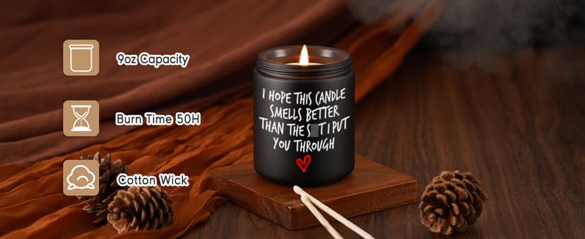 Fairy's Gift Candle I'm Sorry I Love You Gifts for Her Him Mom, Gifts for Wife, Grandma Girlfriend Wife Birthday Presents Ideas, Christmas Funny Presents for Women Men Dad Husband Boyfriend Parents