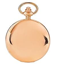 Fathers Personalized Engraved Pocket Watch, Engraved Dad, Grandpa for Father and Grandpa,Men's Pocket Watch with Chain