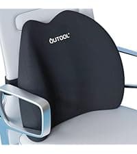 Lumbar Support Pillow for Office Chair, Office Home Essentials,Gifts for Mom,Dad, Back Support Pillow for Car, Chair Cushions,Back Pain Relief Improve Posture,Mesh Cover Double Adjustable Straps