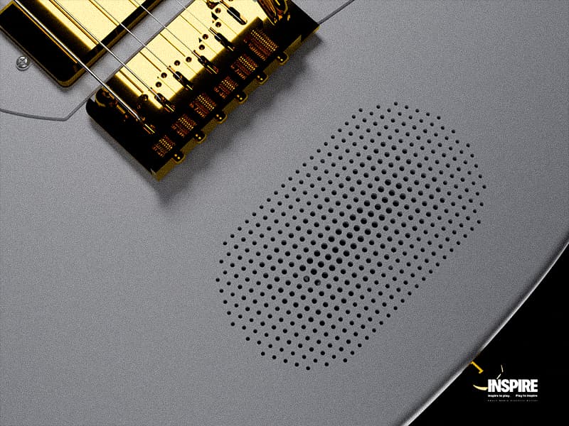 Enya Electric Guitar Inspire 39" Smart Electric Carbon Fiber Guitarra with 15W Wireless Speaker, 20 Distinct Tones, Onboard Presets, Charging Cable, Adjusting Wrench, and Gig Bag