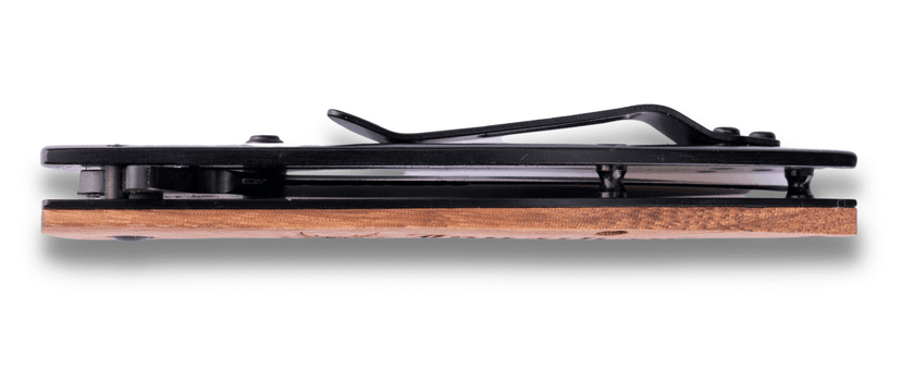 Gifts for Men, Personalized Engraved Oak Wood Pocket Knife - 36 Icons, 20 Stylish Font - Custom Pocket Knives