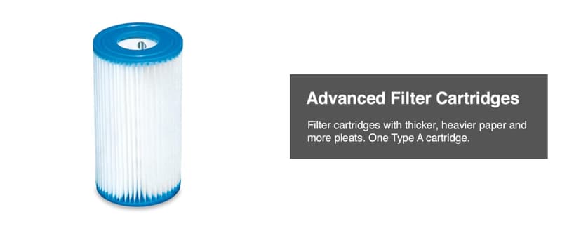INTEX C1000 Krystal Clear Cartridge Filter Pump for Above Ground Pools: 1000 GPH Pump Flow Rate – Improved Circulation and Filtration – Easy Installation – Improved Water Clarity – Easy-to-Clean