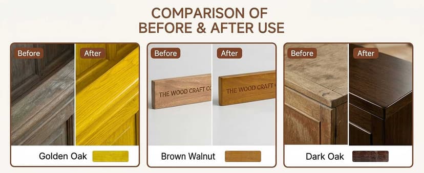 Wood Stain, 16 Oz Water Based Wood Stain and Sealer in One - No Priming, No Top Coat Required, Fast Drying|Low Odor|Non-Toxic, Perfect for Indoor and Outdoor Furniture (Teak with Tools)