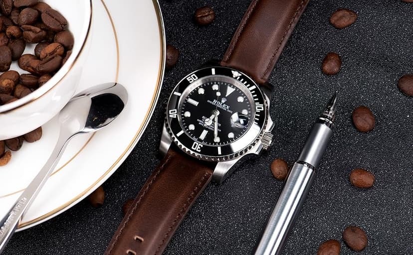 OTTOODY Leather Watch Bands Quick Release, Elegant Top Grain Leather Watch Straps for Men & Women, Choice of Color & Width - 18mm, 19mm, 20mm, 21mm or 22mm Wristbands Bracelet for Watch & Smartwatch