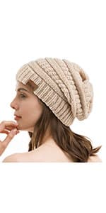 REDESS Winter Leather Gloves for Women, Wool Fleece Lined Warm Gloves, Touchscreen Texting Thick Thermal Snow Driving Gloves