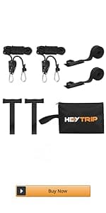 HEYTRIP Universal Soft Roof Rack Pads for Kayak/Surfboard/SUP/Canoe with 15FT Tie-Down Straps and Storage Bag
