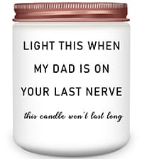 Homsolver Daughter in Law Gifts, Birthday Christmas Anniversary Wedding Gifts for Daughter from Mother Father in Law, Funny Sons Girlfriend, Future Daughter-in-Law Lavender Candle Gift from Mom Dad