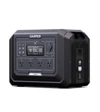 OUPES Mega 1 Portable Power Station 2000W (4500W Peak), 1024Wh LiFePO4 Battery Generator with 1400W AC Charging & 800W Solar Charging, Expandable to 5120Wh, for Home, Power Outages, Camping & RVs