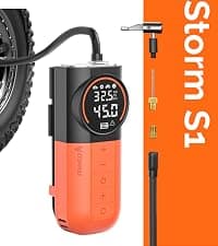 with 19200mAh for Heavy duty Vehicle, Car & Inflatables, 100% Duty Cycle & Dual Cylinder, Bike Pump with LED Backlight,Orange ETENWOLF VORTEX S6 Tire Inflator Portable Air Compressor, Cordless Air Pump B0CGLTPKBZ