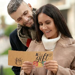 Ceiba Tree Blank Gift Certificates for Business 30Pcs Kraft Certificate Cards with Envelopes for Salon Restaurants Spa Birthday