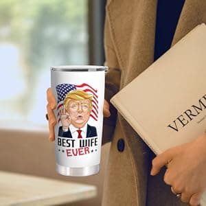 Gifts for Wife from Husband - Wedding Anniversary for Women, Birthday, Christmas, Valentines Day, Mothers Day Gifts for Her - Wife Gift Ideas - 20 Oz Stainless Steel White Tumbler