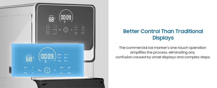 Commercial Ice Maker Machine 700 Lbs/24H Industrial Ice Maker Machine Commercial Ice Machine with 400Lbs Storage, Ice Ready in 5-12 min, Stainless Steel Ice Maker for Bar Cafe Business Restaurant