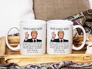 Aurahouse You're A Great Sister Mug, Funny Sister Gifts from Sister Brother, Sister Birthday Gifts, Christmas Gifts, Mothers Day Gifts for Sister-in-law, Soul Sister 11 Oz Cup