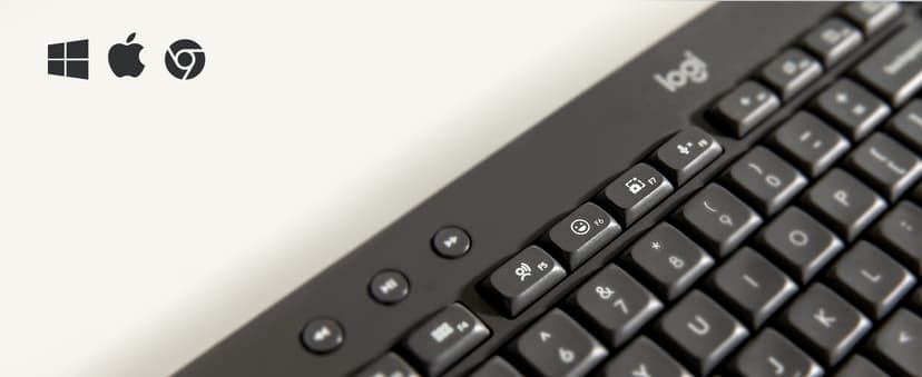 Logitech Signature K650 Comfort Full-Size Wireless Keyboard with Wrist Rest, BLE Bluetooth or Logi Bolt USB Receiver, Deep-Cushioned Keys, Numpad, Compatible with Most OS/PC/Window/Mac - Graphite