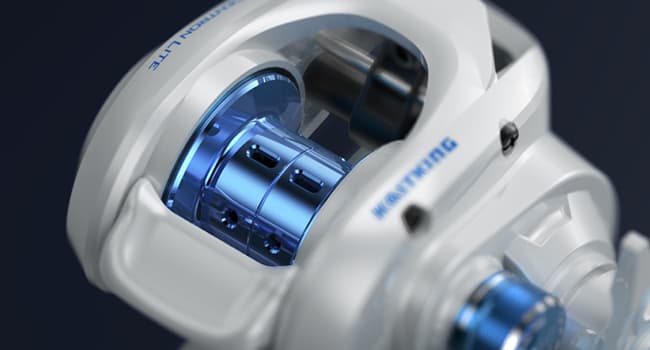 KastKing Centron Lite Baitcasting Fishing Reel – Lightweight, Glass Fiber Infused Nylon Frame – 7.6 OZ – 5 + 1 Anti-Reverse Ball Bearings, 7.1:1 High-Speed Gear Ratio Fishing Reel with Compact Design