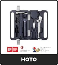 1/4'' Hex, Magnetic Lid, 1500mAh Rechargeable, LED Light, Ideal for Furniture Assembly, Home Improvement, and Garage Projects HOTO 25-Piece Upgraded Electric Screwdriver Kit, Cordless Screwdriver B0BLMQ8BXB