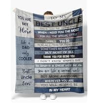 Yamco Big Brother Gift - Gifts for Brothers 60" x 50" Blanket - Funny Brother Gifts from Sister for Birthday - Cool Birthday Gifts for Older Brothers - Bro Christmas Graduation Gift Ideas