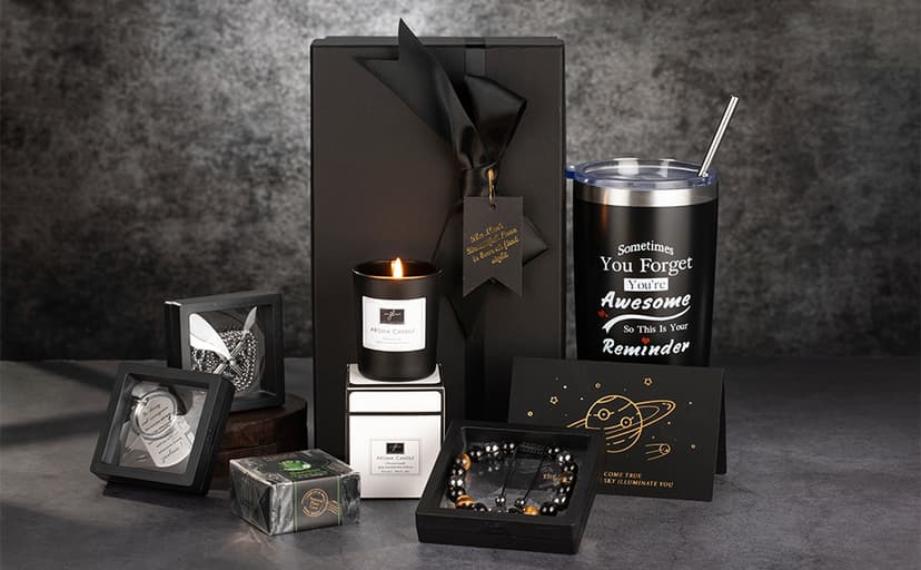 Men Gift Set,Gift Box for Men Birthday Gifts for Men Gift Baskets for Men Male Retirement Gifts Man Gifts Set Unique Birthday Gift Box Presents for Dad,Husband,Boyfriend,Coworker,Son,Christmas Gift