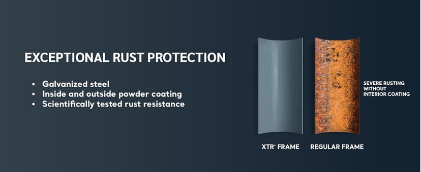 Intex 26367EH 24' x 12' x 52" Rectangular XTR Frame Swimming Pool w/ Filter Pump - Large Above Ground Backyard Rectangle Pool w/ 45-Inch Deep Water