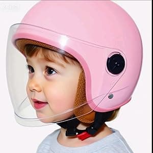 Youth & Kids Gift Retro Electric Motorcycle 3/4 Half Helmet,Toddler Cute 3/4 Open Face Motorcycle Half Helmet,DOT Approved,Boys Girls Go-Kart Dirt-Bike Street Scooter Vespa ATV Helmet