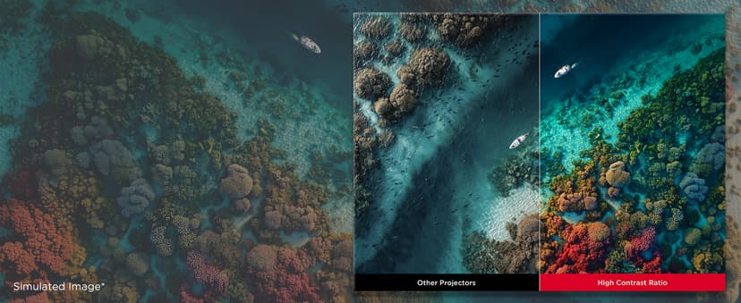 ViewSonic PA503HD 4000 Lumens High Brightness Projector with 1.1x Optical Zoom, USB, and HDMI inputs for Home and Office