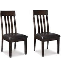 Signature Design by Ashley Ralene Rake Back 19" Dining Room Chair 2 Count, Medium Brown