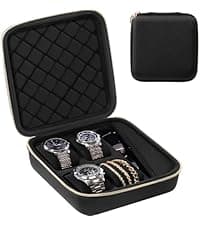 ProCase ProCase Watch Winder for Automatic Watches, Single Automatic Watch Winder Rotator Shaker Box with Quiet Motor and Flexible Pillow, Rotating Watches Case Gifts for Men Women -1 Slot