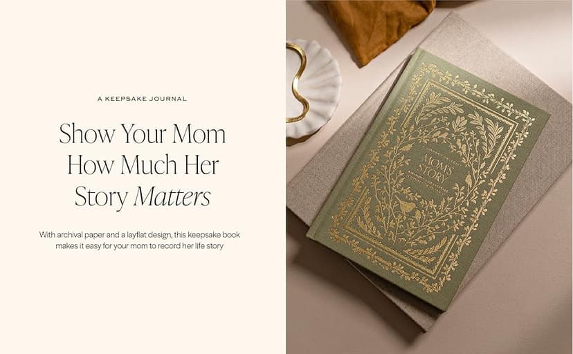Mom's Story: A Memory and Keepsake Journal for My Family (Heirloom Story Books and Guided Journals)